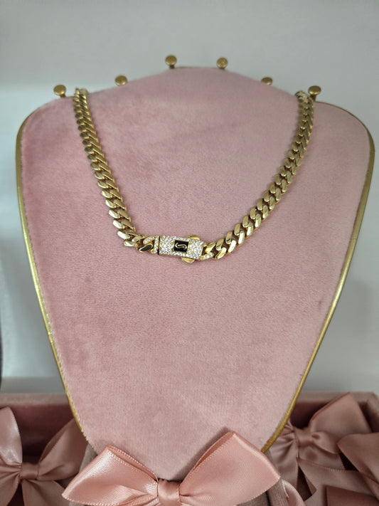 Monaco Chain Zirconia Clasp