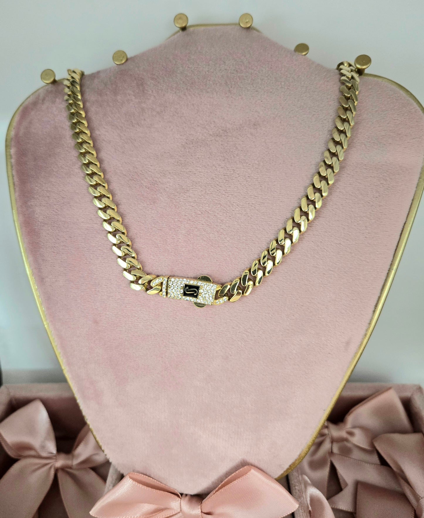 Monaco Chain Zirconia Clasp