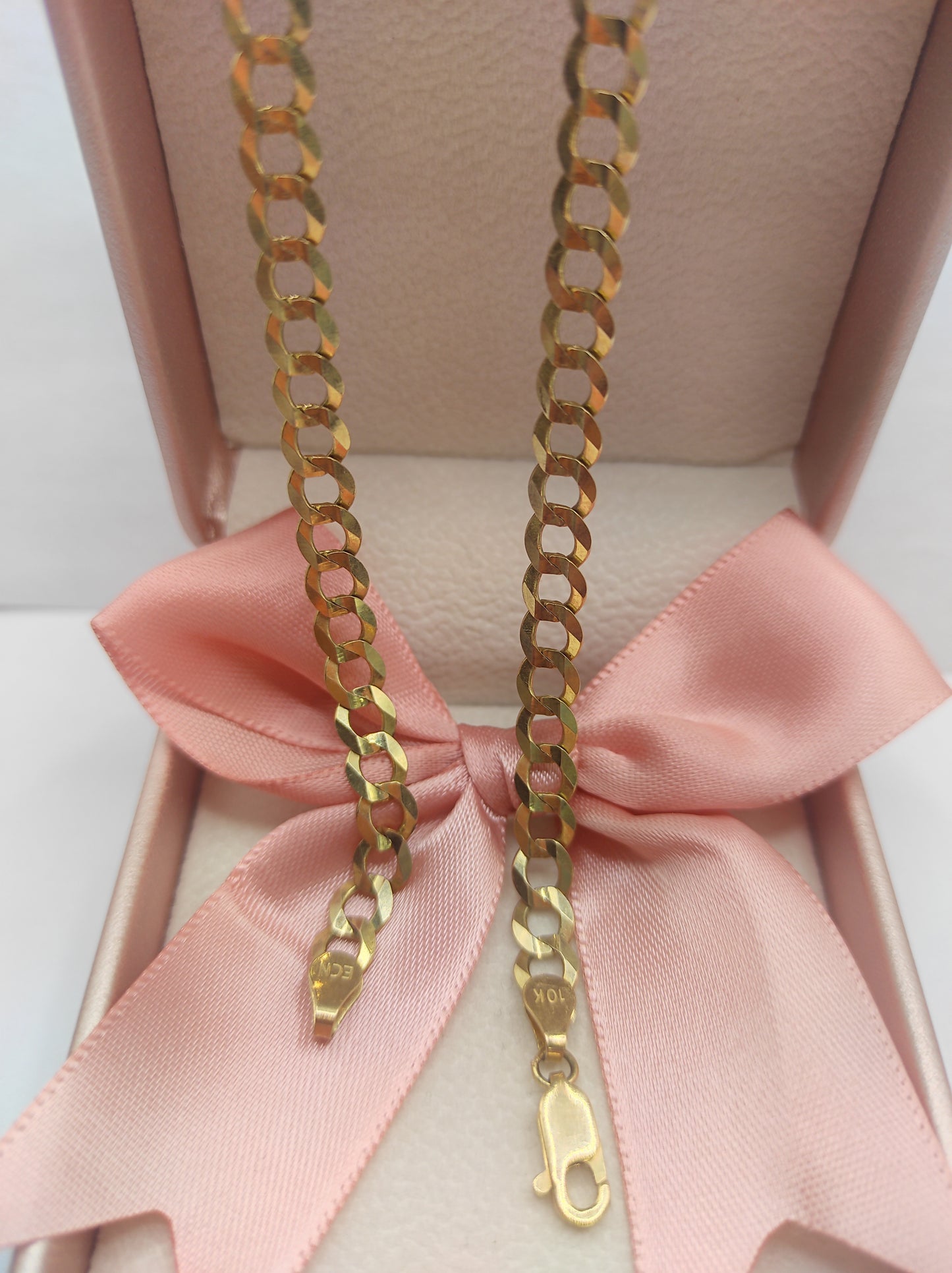 Wide Link Shiny Cut Chain