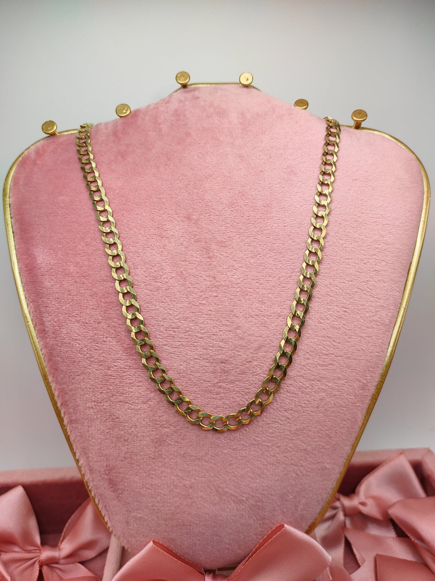 Wide Link Shiny Cut Chain