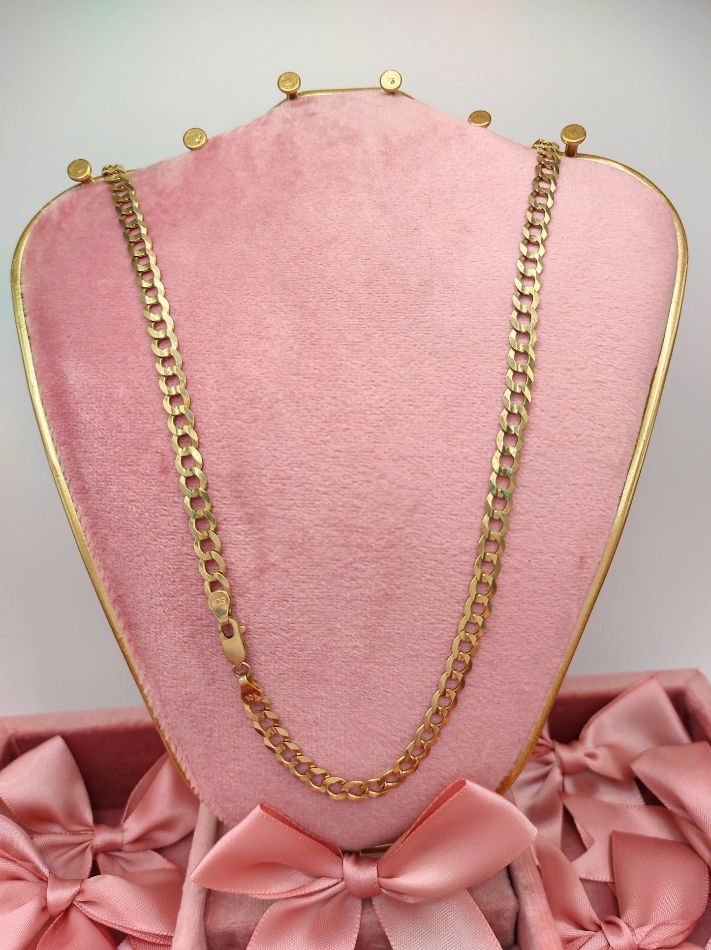 Wide Link Shiny Cut Chain