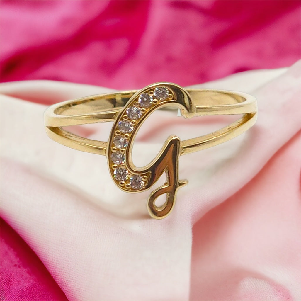 Ring With Initial G